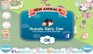 Tiny Farm - Dracula Cow Get~!